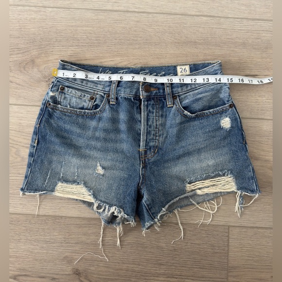 WE THE FREE Distressed Blue Denim Shorts 🩳 - Picture 5 of 8